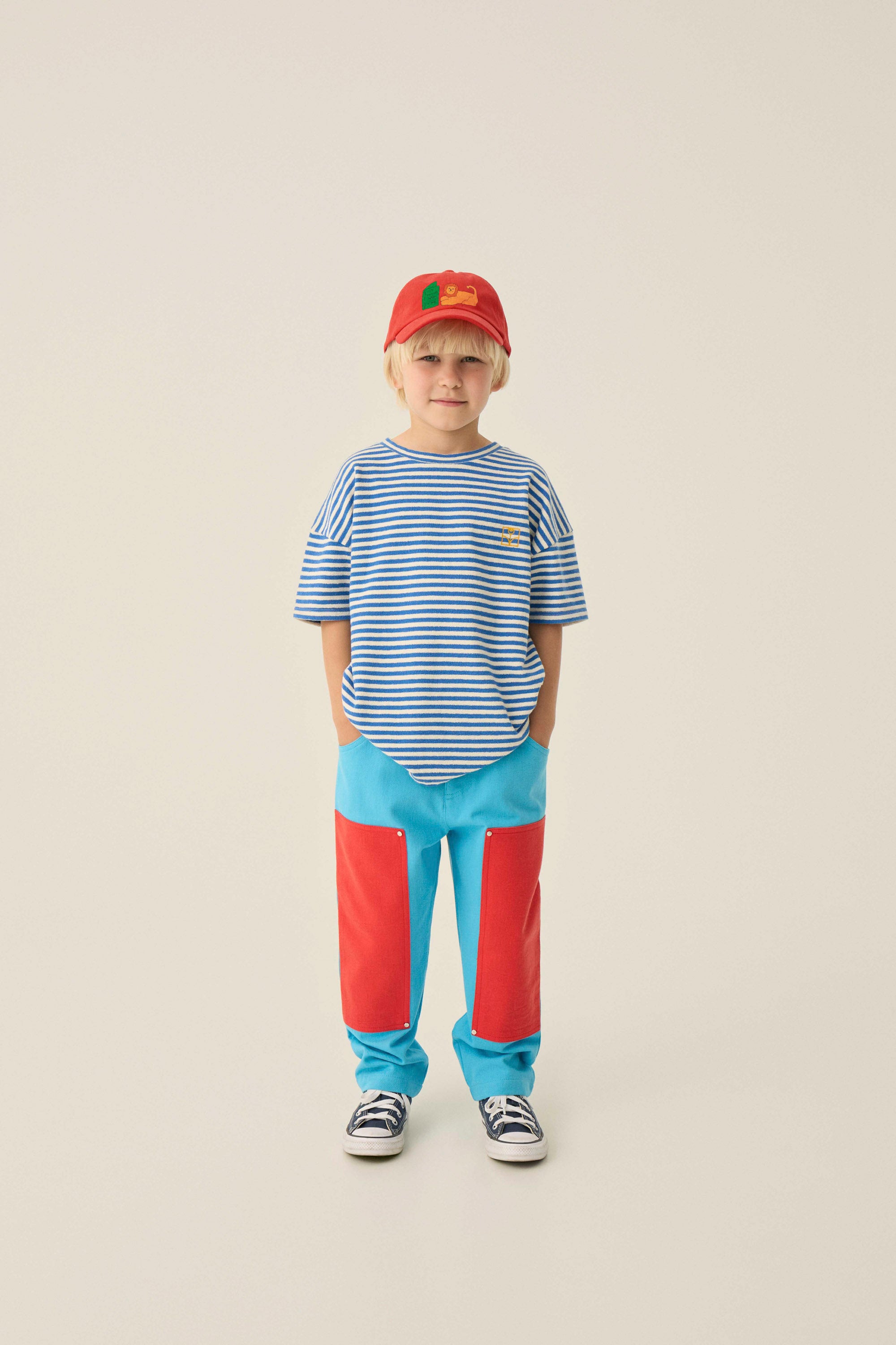 Blue Stripes Oversized Tshirt