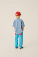Blue Stripes Oversized Tshirt