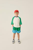 Color Block Green Tshirt