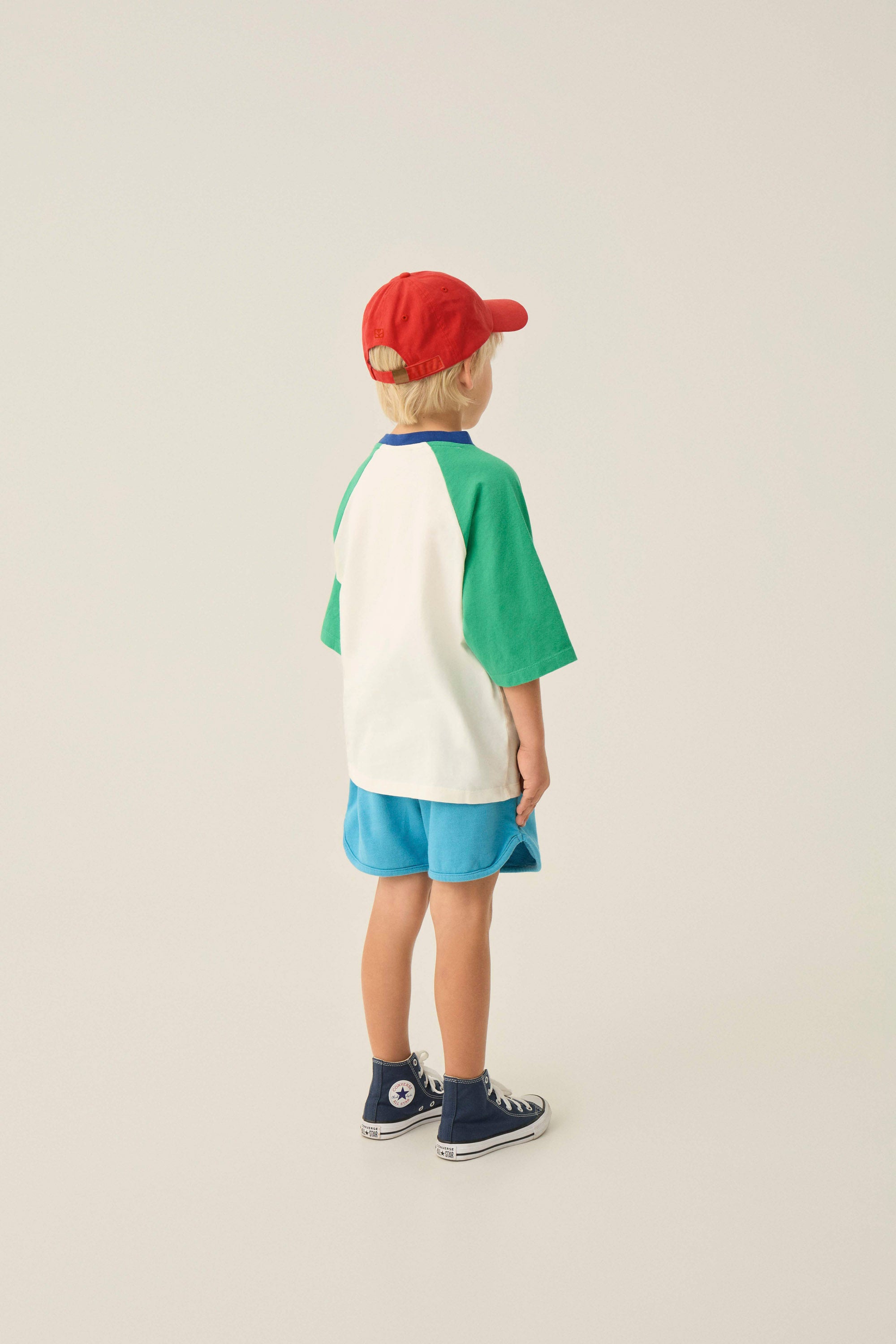 Color Block Green Tshirt