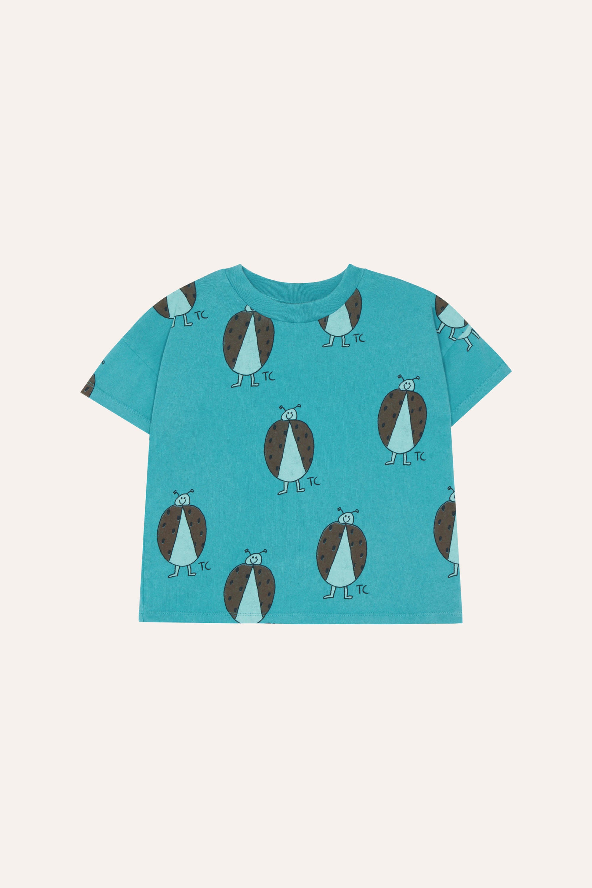 Ladybug Allover Blue Tshirt