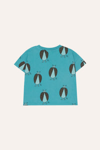 Ladybug Allover Blue Tshirt