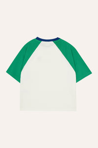 Color Block Green Tshirt