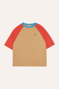 Color Block Red Tshirt
