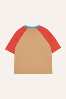 Color Block Red Tshirt