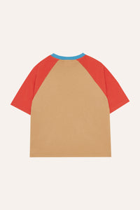 Color Block Red Tshirt
