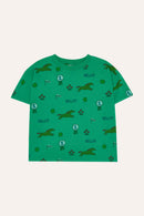 Horses Allover Oversized Tshirt