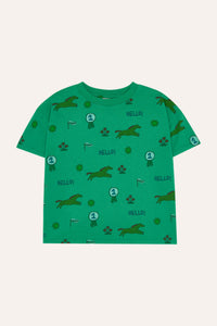 Horses Allover Oversized Tshirt
