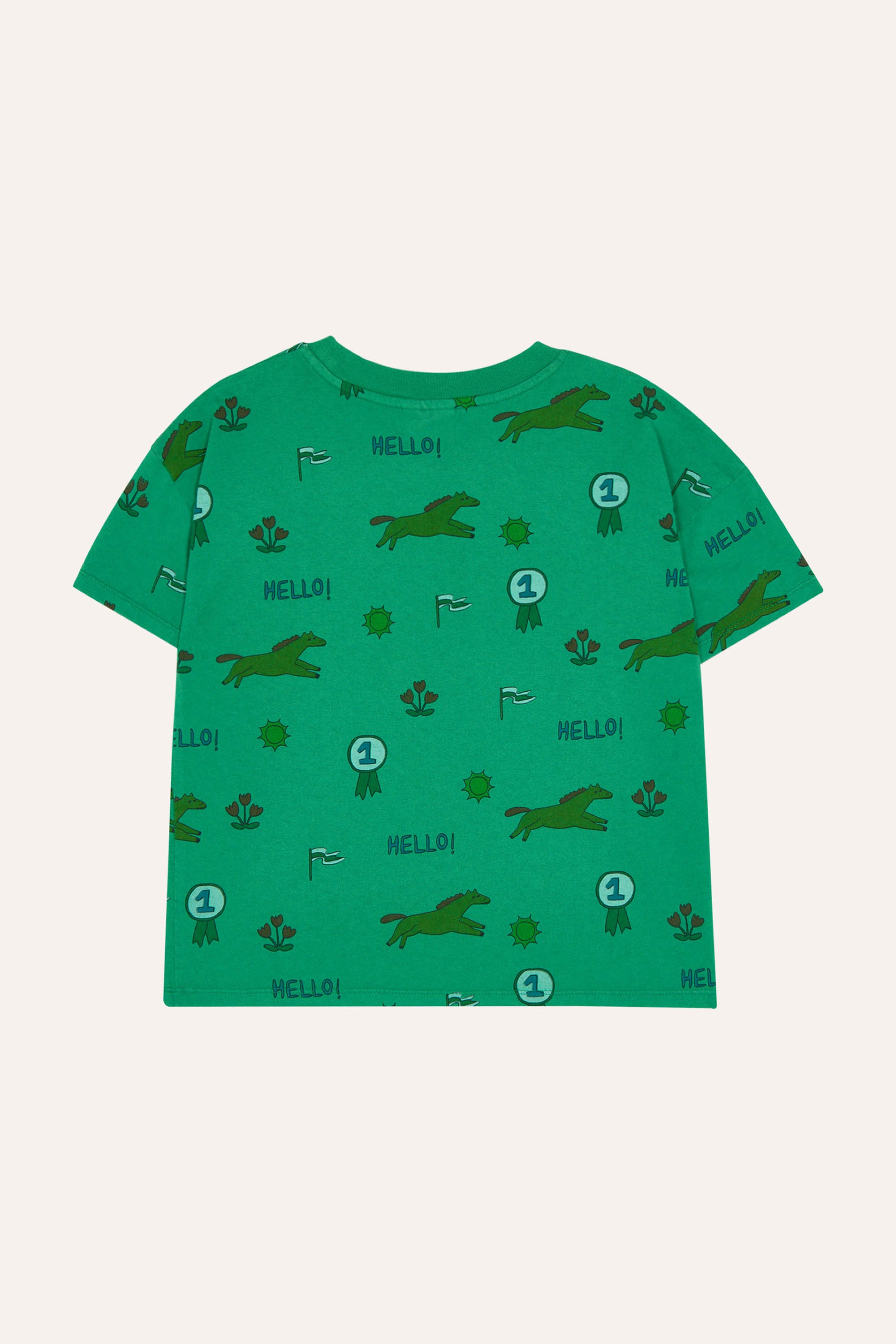 Horses Allover Oversized Tshirt