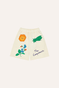 Drawings Ecru Shorts