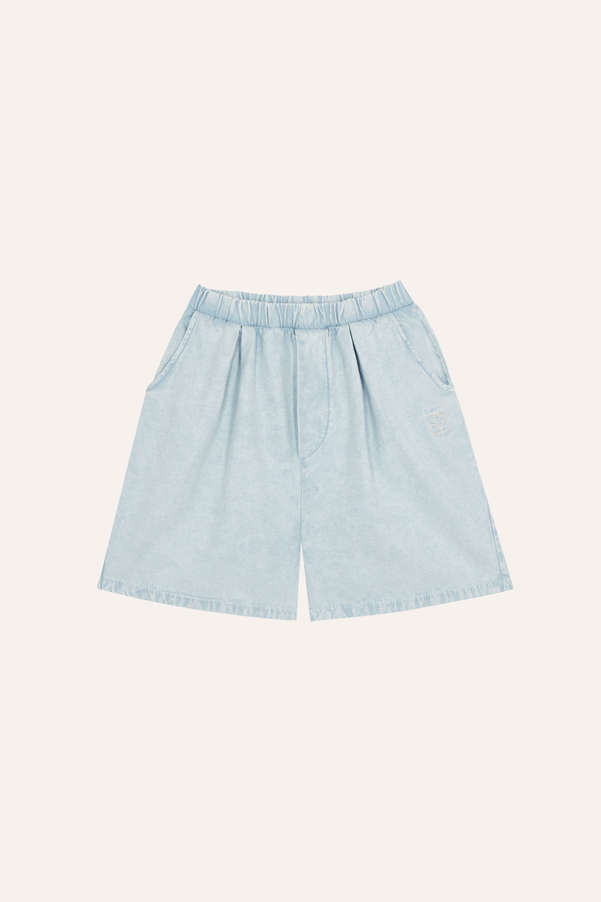 Light Blue Denim Shorts
