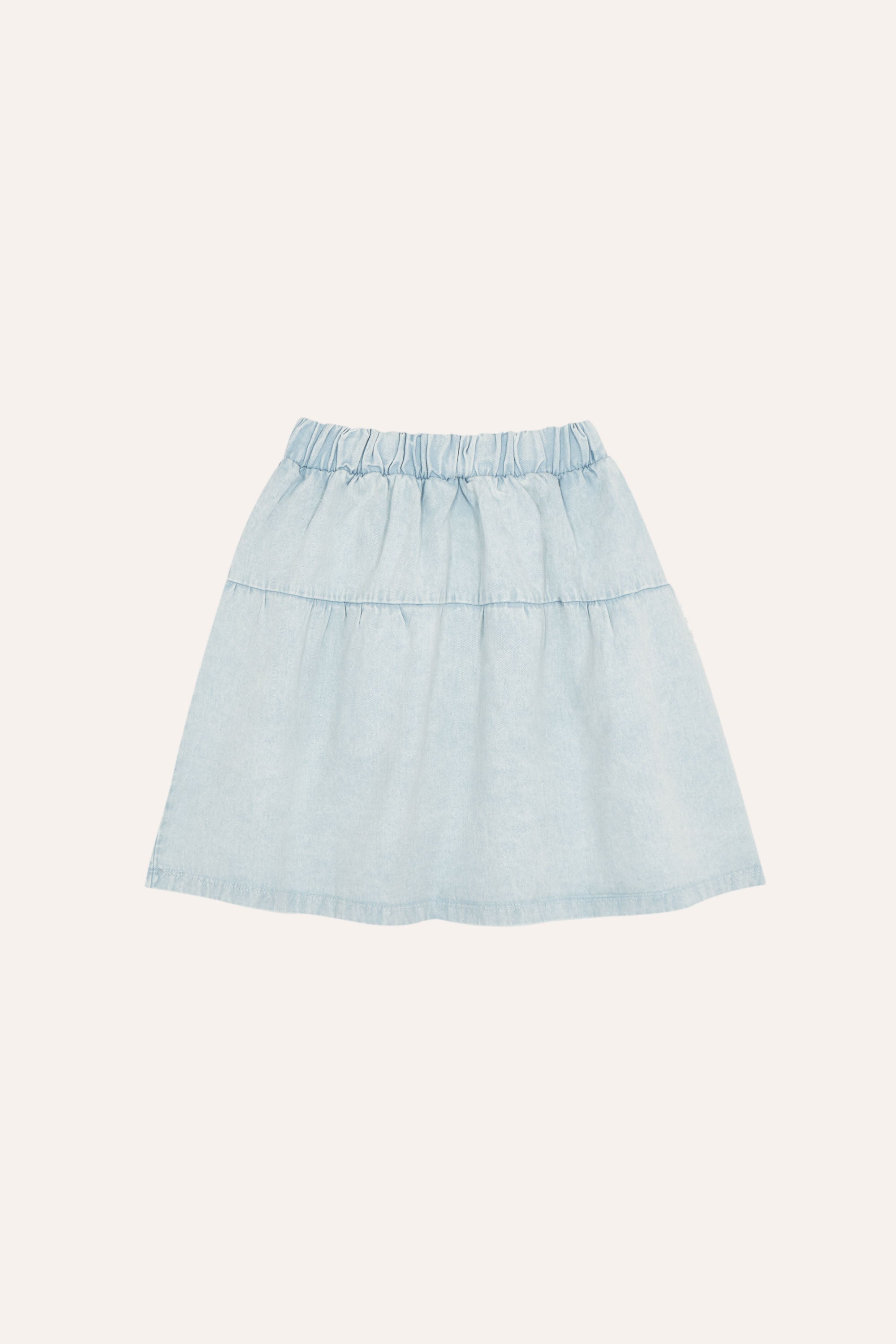 Light Blue Denim Skirt