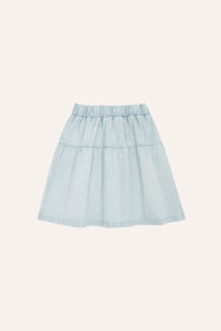 Light Blue Denim Skirt
