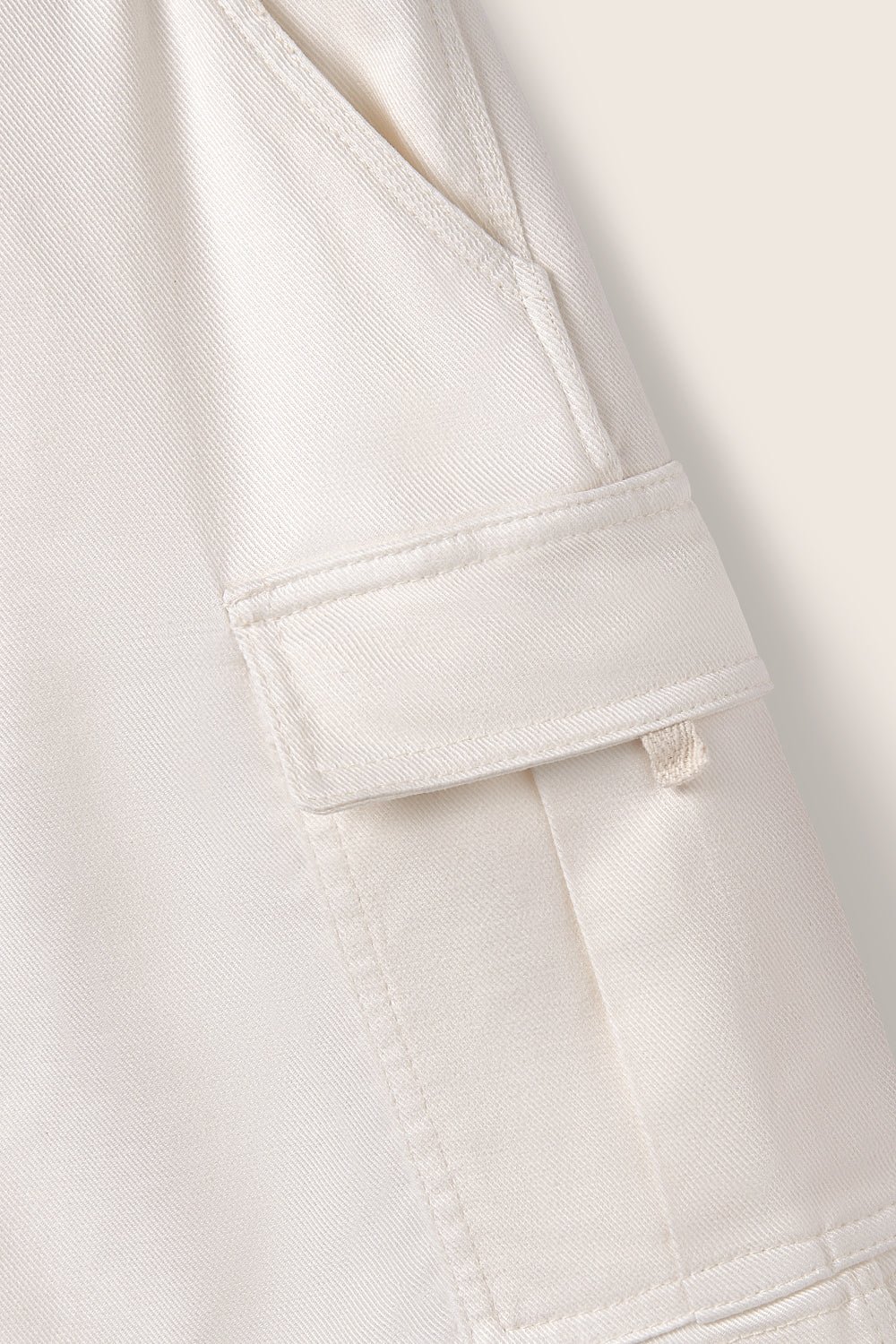 Twill Cargo Bermuda Shorts