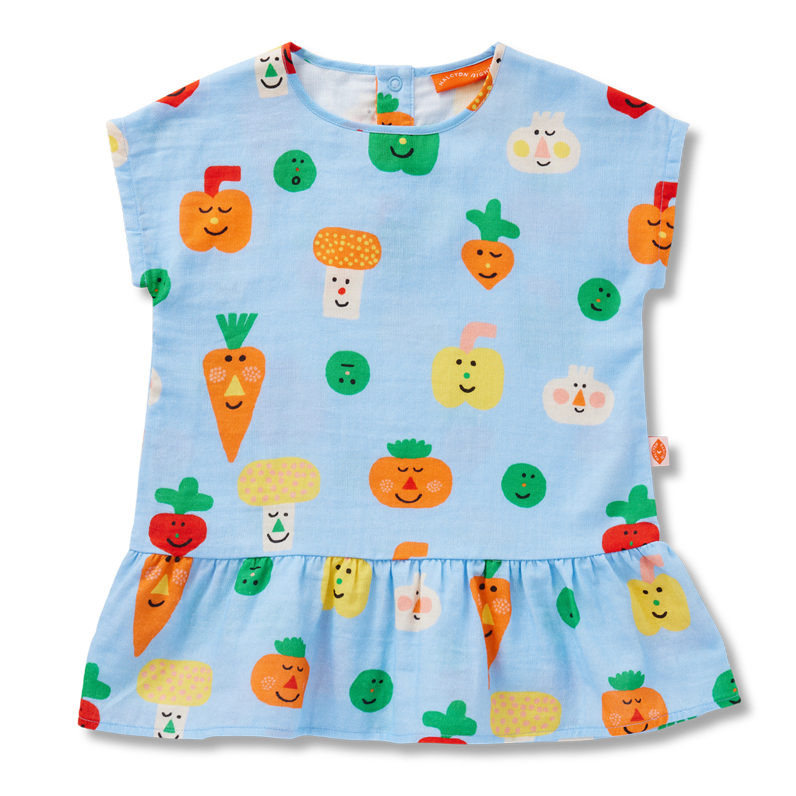Teeny Tiny Veg Woven Dress