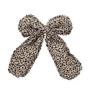 Leopard Love Frilly Bow Clip