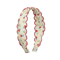 Martha Ditsy Scalloped Headband
