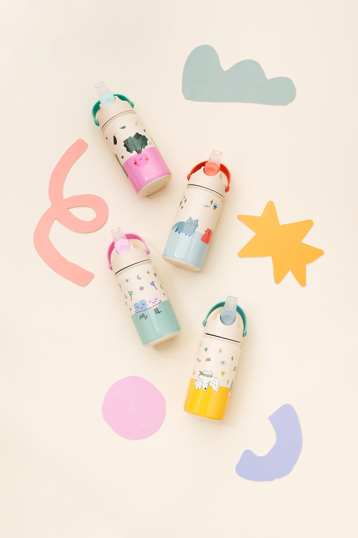 Stainless Steel Bottle Meowtiful Cats