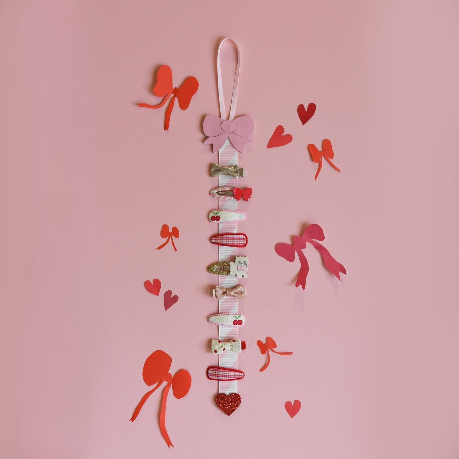 Cherry Dreams Fabric Clip set