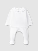 2 Pieces Babysuit (0010-White)