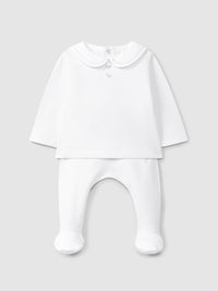 2 Pieces Babysuit (0010-White)