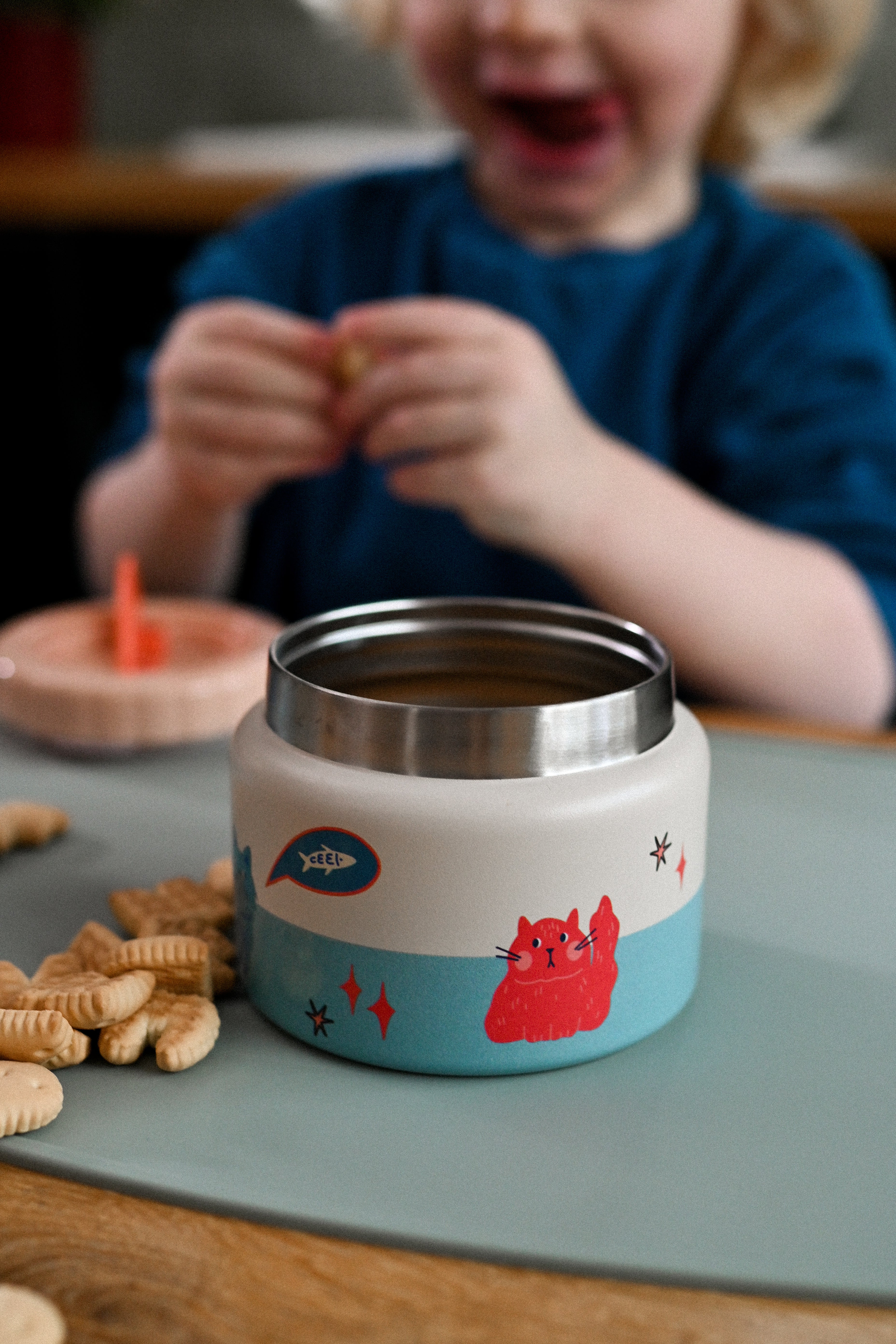 Thermo Food Jar Meowtiful Cats
