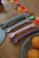 Lili the Bear Spoon Set Plum/Blush