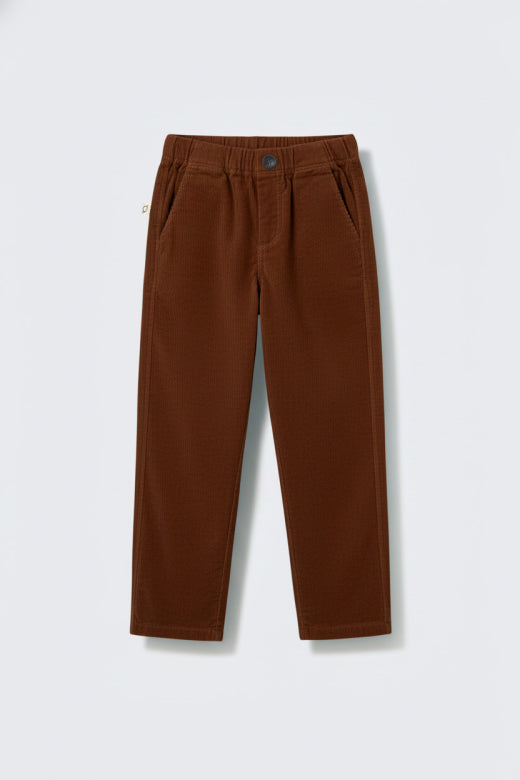 Soft Touch Corduroy Pants Chocolate