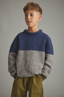 Tweed Tricot Knit Sweater
