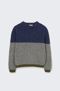 Tweed Tricot Knit Sweater