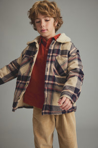 Warm Plaid Flannel Jacket