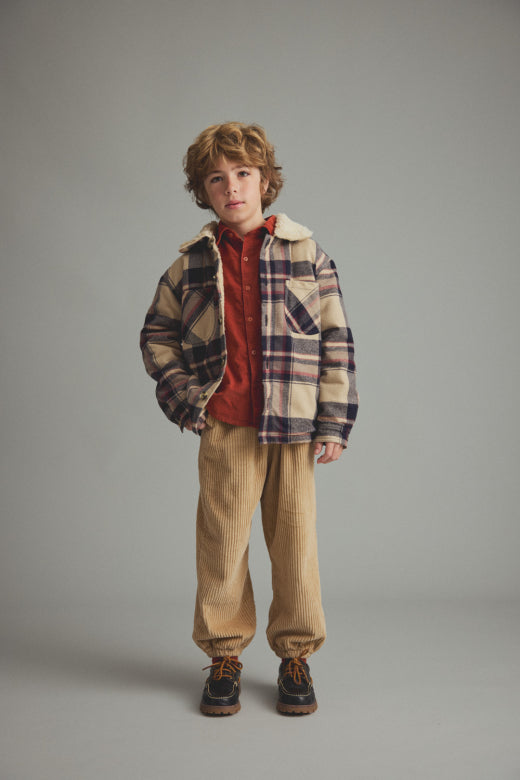 Warm Plaid Flannel Jacket