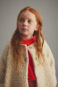 Sherpa Knit Coat