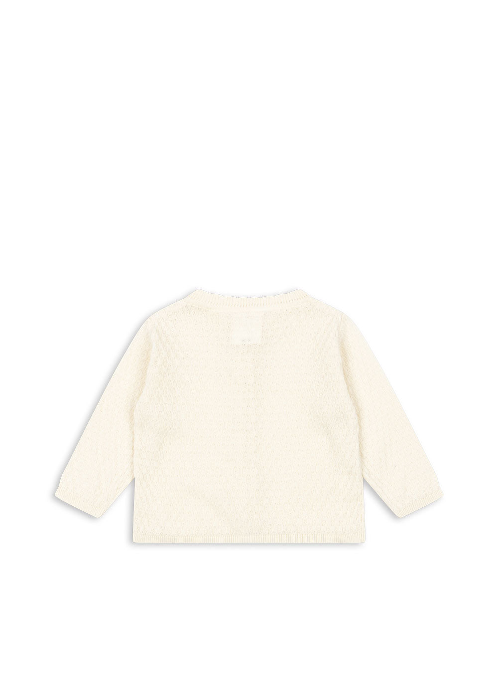 Venti Pointelle Cardigan/Antique White