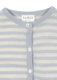 Venti Knit Cardigan GOTS/Gray Dawn