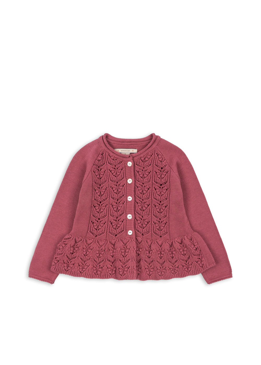 Cabby Frill Cardigan GOTS