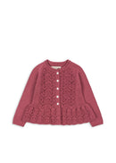 Cabby Frill Cardigan GOTS