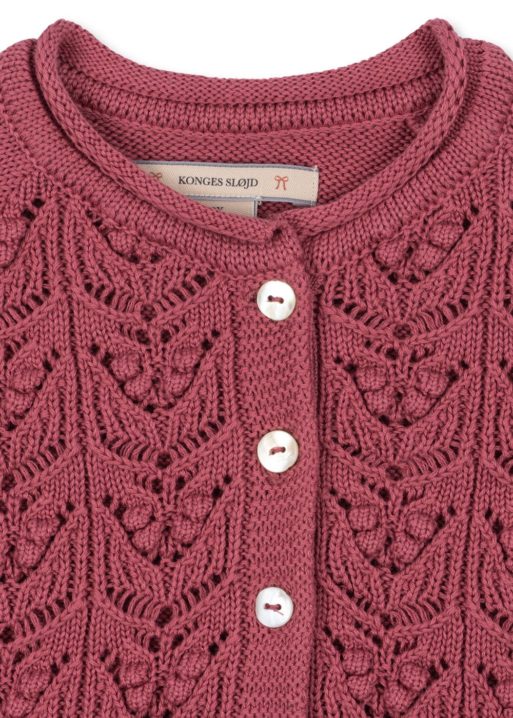 Cabby Frill Cardigan GOTS