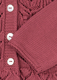 Cabby Frill Cardigan GOTS