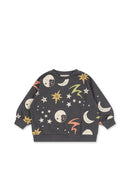 Loupy Print Sweat Shirt GOTS