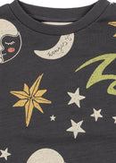 Loupy Print Sweat Shirt GOTS