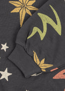 Loupy Print Sweat Shirt GOTS