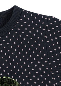 Lou Dot Sequin Sweat Dress
