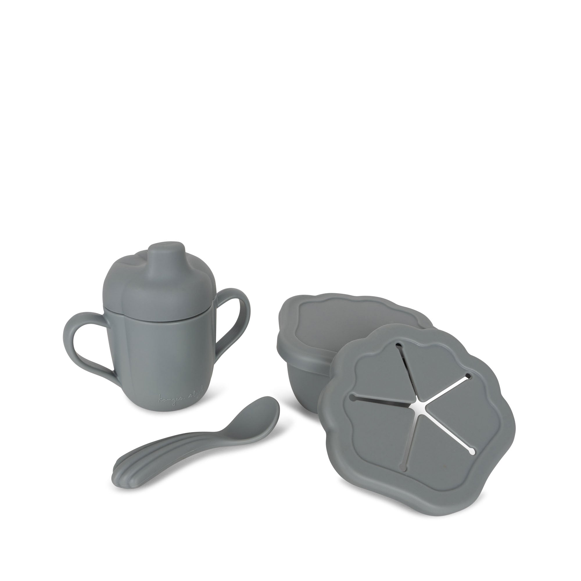 Silicone Clam Set/Light Blue