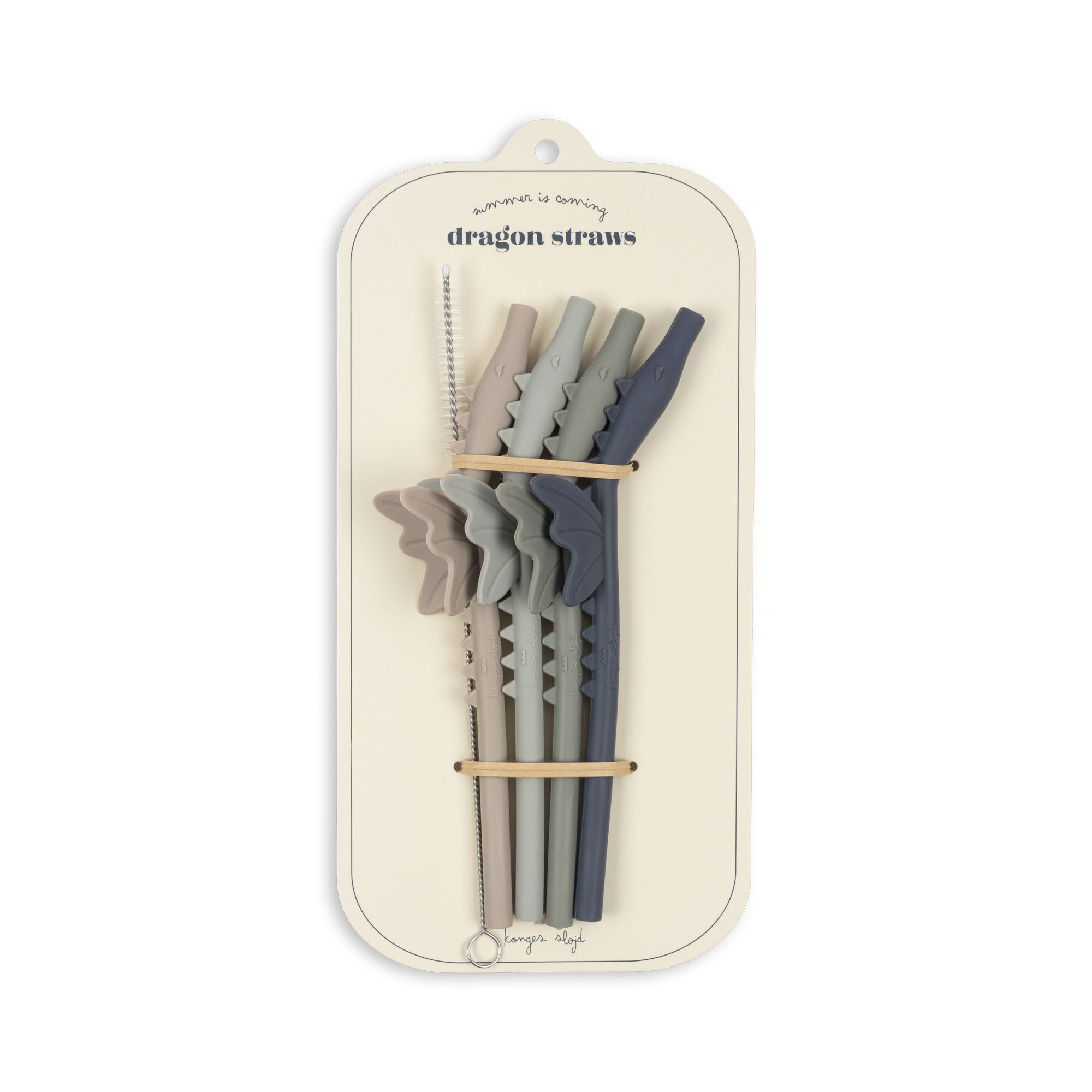 Silicone Straws Dragon/Forest Mix