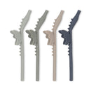 Silicone Straws Dragon/Forest Mix