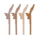 Silicone Straws Dragon/Blush Mix