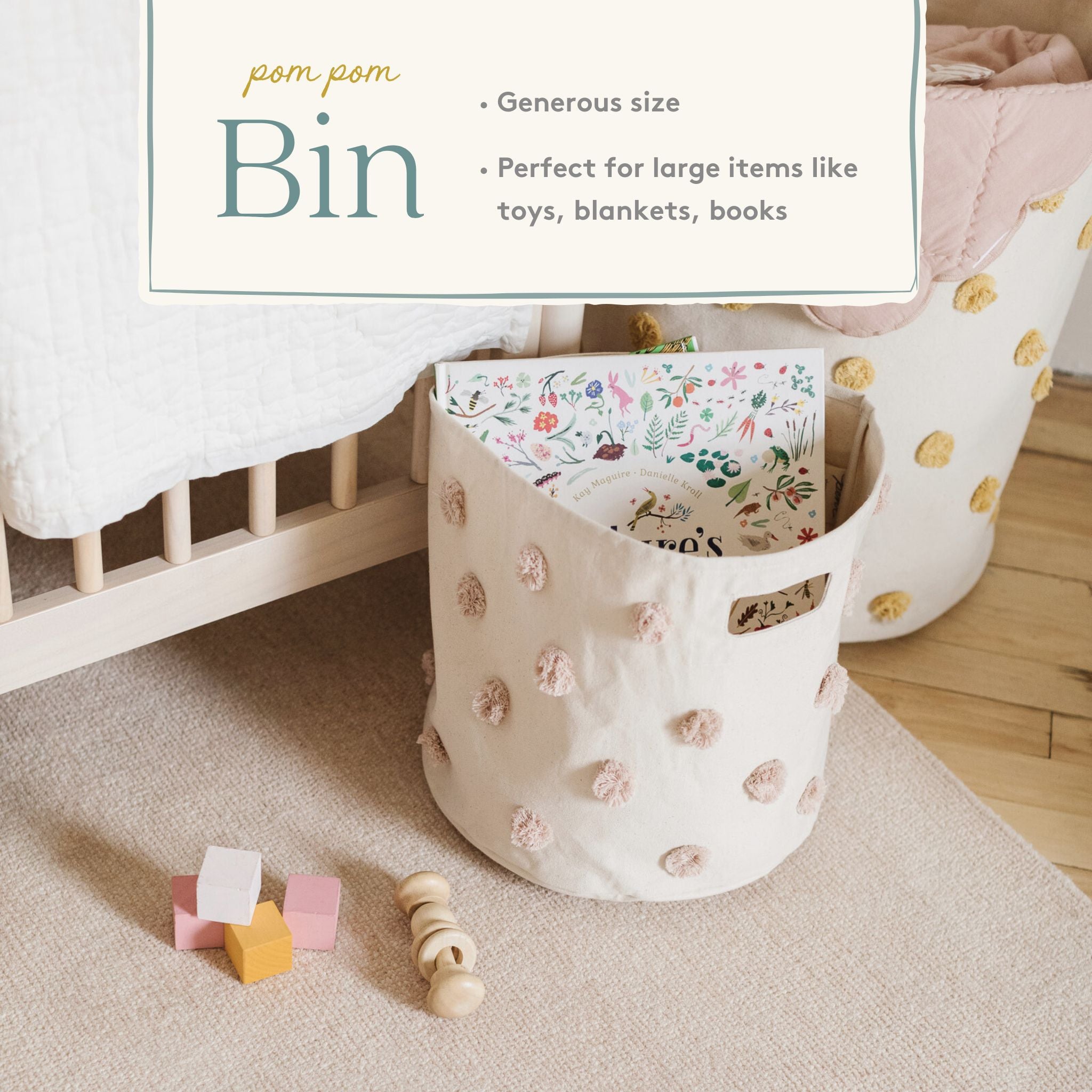 Pom Pom Basket - Bin