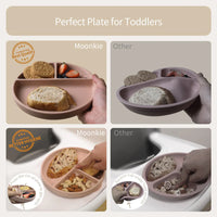 Silicone Suction Plate (Pale Mauve/Blush)