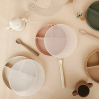 Silicone Suction Plate (Pale Mauve/Blush)